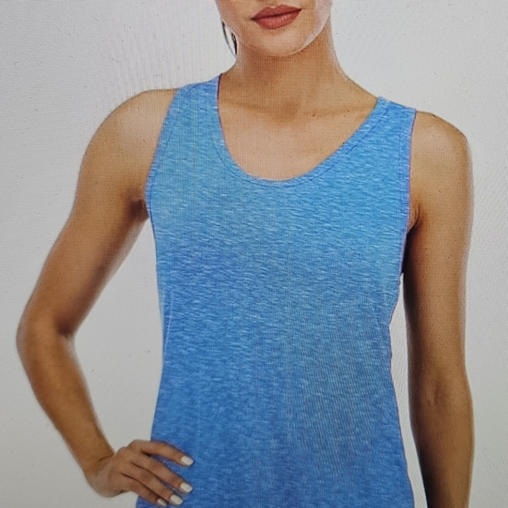 Lot Of 5 Racerback Tank Top Mesh Back Wicking Fabric Super Soft Comfortable - Picture 3 of 12
